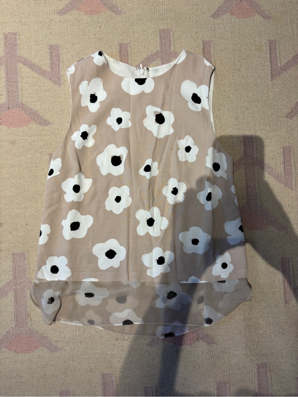 Kate Spade Blouse with Sheer Hem